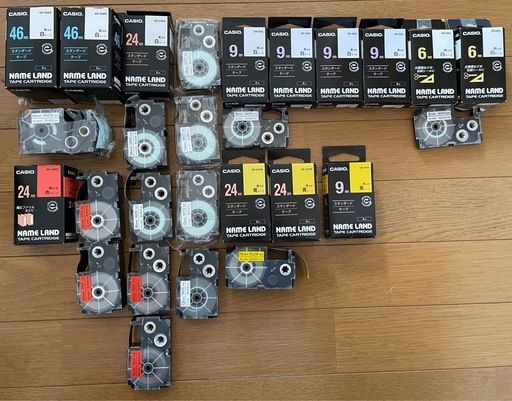 ⭐️ CASIOネームランド テープカートリッジ多種色々 お買得‼︎⭐️⭐️