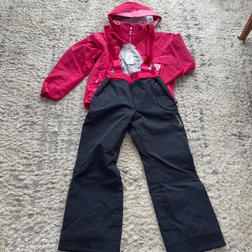 DESCENTE スキーウェア 子ども用 140 ピンク/ブラック DESCENTE スキー