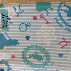 オックス生地＊不思議の国のアリス風の画像