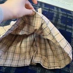 女の子　チェックワンピース95の画像