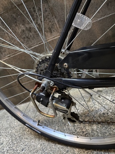 27インチ自転車　アサヒサイクル　ブラック