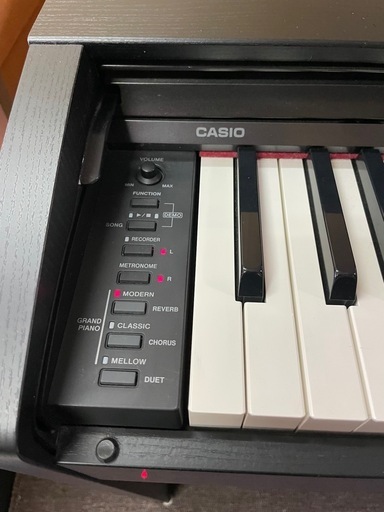 中古美品CASIO カシオ　Privia　PX-735 電子ピアノ　88鍵　ブラック 