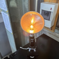顕微鏡型ランプ　ハンドメイド品 照明器具 スタンドライト 一点ものの画像