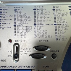 100 SONG BANK  KEYBOARD  CTK-481
の画像