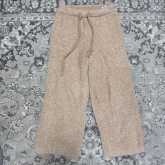 【取りに来てくれる人限定】ジェラートピケ もこもこパジャマ上下セット／ベージュの画像