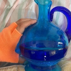 琉球ガラス　水差しの画像