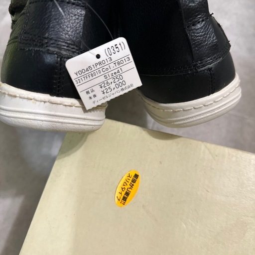 新品　ディーゼル　ブーツ黒