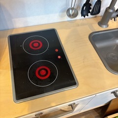 【本体以外受取者決定】IKEA おままごとキッチン　セット　WOODY PUDDYの画像