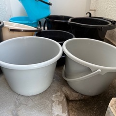 【決まりました】バケツ10個と網5個のセットの画像