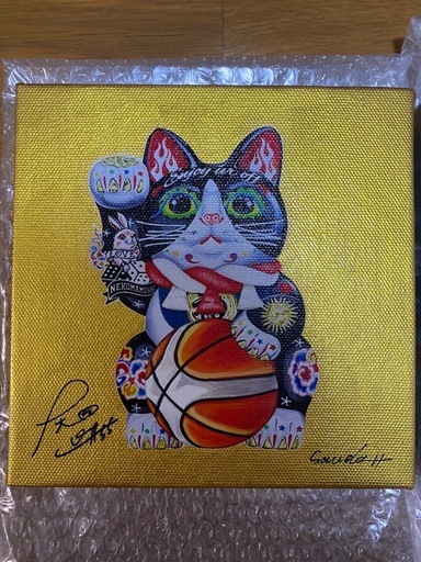 スサノオマジック谷口大智選手× 左右田薫さん 絵画2点セット サイン入り