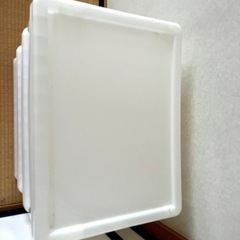 商談中　プラスチック　3段衣装ケースの画像