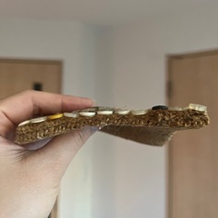 【1/18まで掲載】ボタンのコースター2点セットの画像