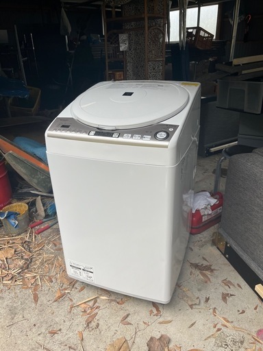 中古品8.0kg インバーター 縦型洗濯機 本体