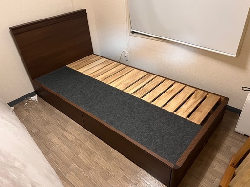 シモンズ シングルベッド フレーム(引き出し次) (mokumoku) 船橋の