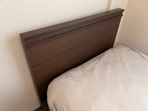 シモンズ  シングルベッド フレーム(引き出し2つ付き)