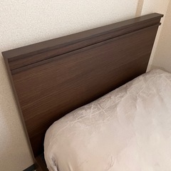 シモンズ  シングルベッド フレーム(引き出し2つ付き)の画像