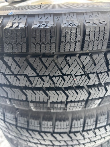 24年製！アルミ付スタッドレス　ブリヂストンVRX2 155/65R14 4本セット　