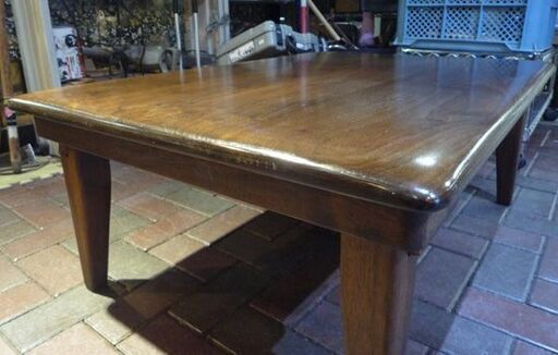 木製 折りたたみ式 ローテーブル 幅100cm ダークブラウン 座卓