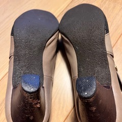 ショートブーツ バイカラー　レディースの画像