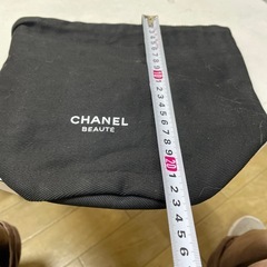 ブラック巾着バッグＣの画像