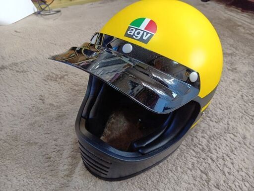 国内購入【使用回数2回】agv オフロードヘルメット XL