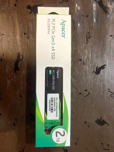 Apacer M.2 公式 PCIe Gen3 x4 SSD 2TB