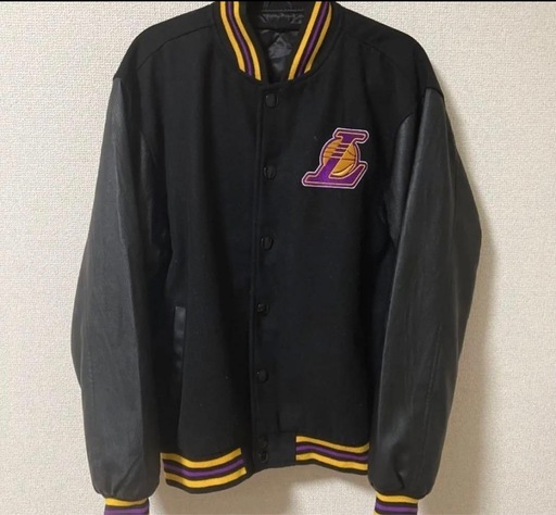 【超美品】レイカーズ NBA スタジャン　XL アウター　レザー