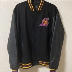 【超美品】レイカーズ NBA スタジャン　XL アウター　レザー