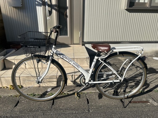 自転車  LEDオートライト 6段ギア シティサイクル
