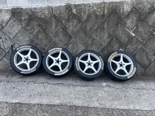 jimhead racing 7.5j 225/45/17 PCD100 5H Ns2r 86 brz レガシィ プリウス