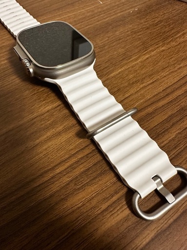 (手渡し限定)Apple Watch Ultra 2 &純正ホワイトバンド&純正ケーブル