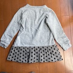 120 ワンピース　ジーンズ　2点セットの画像