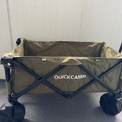 QUICK CAMP アウトドアワゴン　
おまけ付きの画像