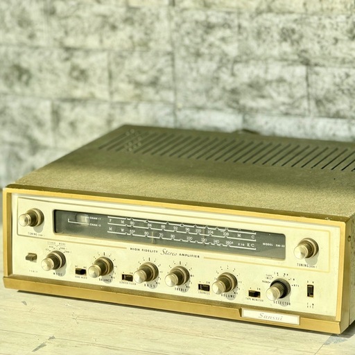 SANSUI「SM-33」'60年代真空管レシーバーアンプ