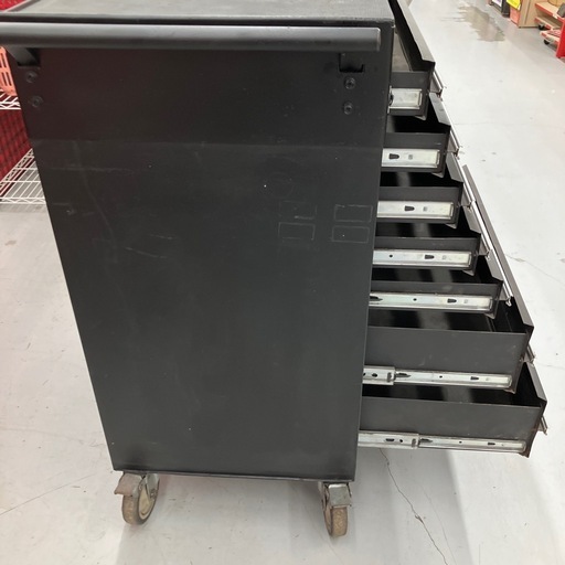 【中古】【店頭引取限定】アストロプロダクツ　工具箱　ツールキャビネット　7段　ブラック　22000円　