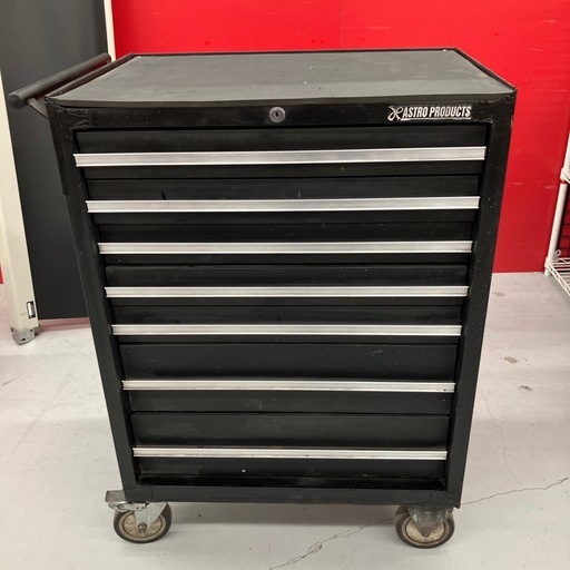 中古　アストロ　工具棚　値下げしました。 中古】【店頭引取限定】アストロプロダクツ工具箱ツールキャビネット7
