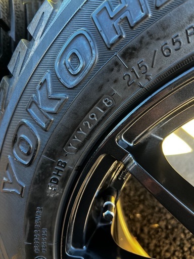 値下げしました！スタッドレスタイヤ215/65-R16   アルミホイール A-TECH/シュナイダー/スタッグ/ストロングガンメタ サイズ6.5J-16 PCD:5H114.3 インセット38  ハブ径73