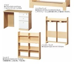 コイズミ学習机フルセットの画像