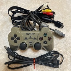 SONY　PS1 プレステ 初代 デュアルショックコントローラー　動作確認済み　日本製　SCPH-7000の画像