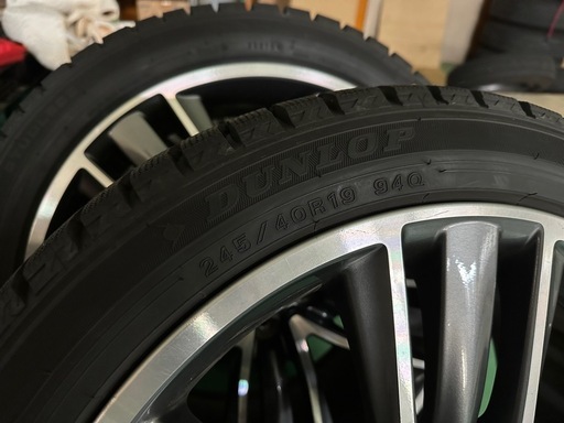 ☆スタッドレス☆タイヤ・ホイールセット19インチV37スカイライン装着