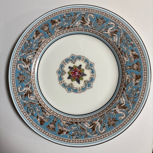 ウェッジウッド WEDGWOOD                          
フロレンティーン ターコイズ クーププレート　4