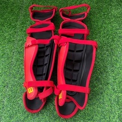 【美品】ウィルソン 軟式用 大人用 キャッチャー防具3点セット JSBB 公式戦使用可 の画像
