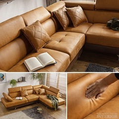 カウチソファー　L字ソファー　コーナーソファー　の画像