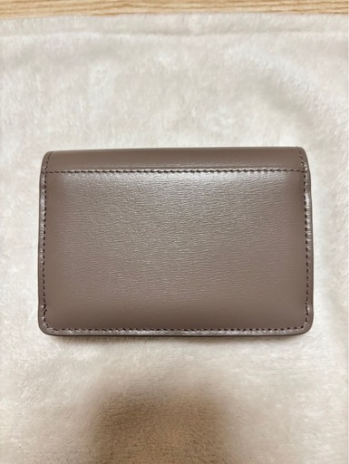 セリーヌトリオンフフラップ付きカードホルダー/シャイニーカーフスキン 美品