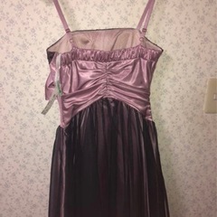 結婚式　パーティー　リボンドレスの画像