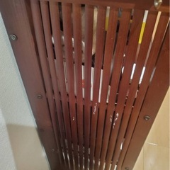 三段ラック　木製の画像