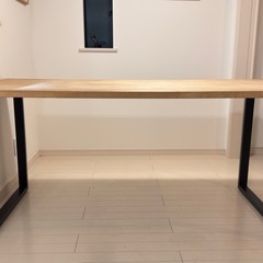 【KANADEMONO風】ウッド ナチュラル　テーブルの画像