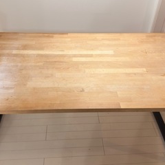 【KANADEMONO風】ウッド ナチュラル　テーブルの画像