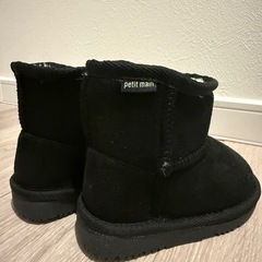 petit main プティマイン ムートンブーツ 14cm　　の画像