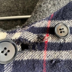 リバーシブルウールコートの画像